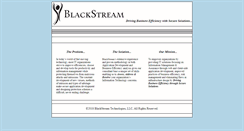 Desktop Screenshot of blackstream-tech.com